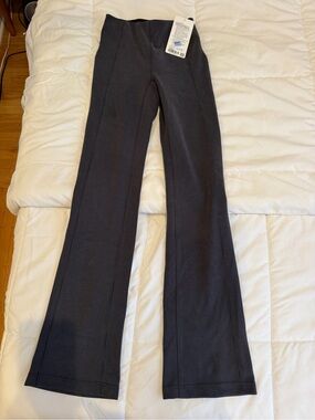 lululemon athletica Black Ribbed Flared Jeans